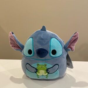 NWT 6.5” Disney Stitch with Frog Squishmallow
